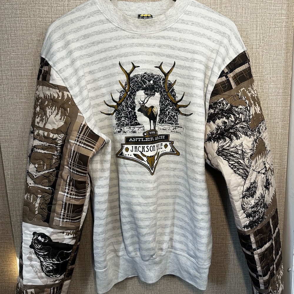 Upcycled sweatshirt